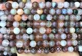 CAA6411 15 inches 8mm round Yanyuan agate beads wholesale