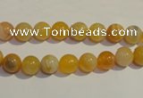 CAA87 15.5 inches 6mm round botswana agate gemstone beads