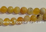 CAA88 15.5 inches 8mm round botswana agate gemstone beads