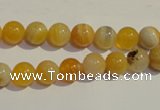 CAA88 15.5 inches 8mm round botswana agate gemstone beads