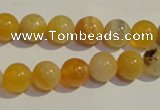 CAA90 15.5 inches 12mm round botswana agate gemstone beads