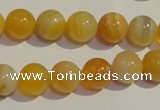 CAA91 15.5 inches 14mm round botswana agate gemstone beads