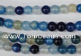 CAA930 15.5 inches 6mm round agate gemstone beads