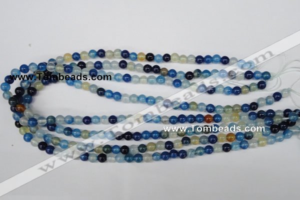 CAA930 15.5 inches 6mm round agate gemstone beads