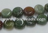 CAB129 15.5 inches 12mm coin india agate gemstone beads wholesale