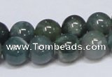 CAB386 15.5 inches 12mm round moss agate gemstone beads wholesale