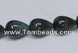 CAB396 15.5 inches 12*16mm teardrop moss agate gemstone beads