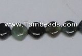 CAB418 15.5 inches 10*10mm rhombic moss agate gemstone beads