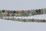 CAB429 15.5 inches 3mm round indian agate gemstone beads wholesale