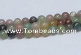 CAB431 15.5 inches 5mm round indian agate gemstone beads wholesale