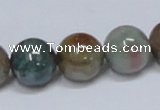 CAB435 15.5 inches 14mm round indian agate gemstone beads wholesale