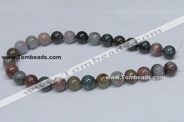 CAB435 15.5 inches 14mm round indian agate gemstone beads wholesale