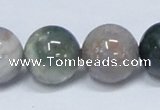 CAB436 15.5 inches 18mm round indian agate gemstone beads wholesale