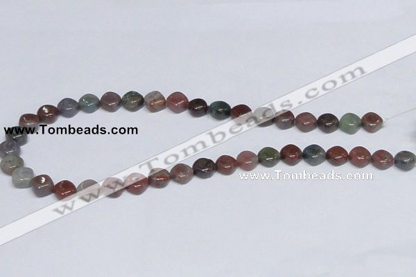 CAB450 15.5 inches 10mm rhombic indian agate gemstone beads