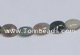 CAB456 15.5 inches 8*10mm oval indian agate gemstone beads wholesale