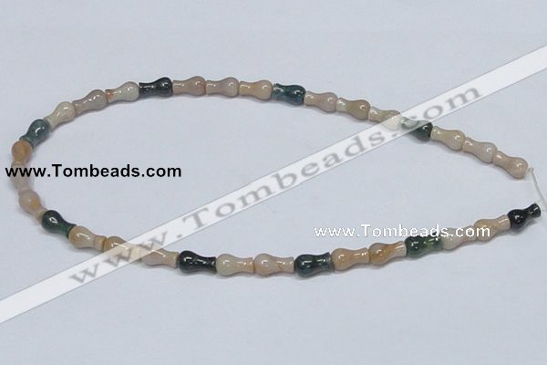 CAB464 15.5 inches 7*12mm vase-shaped indian agate gemstone beads