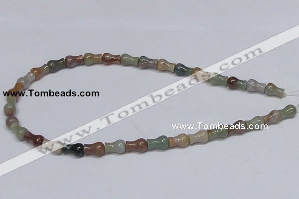 CAB465 15.5 inches 8*12mm vase-shaped indian agate gemstone beads