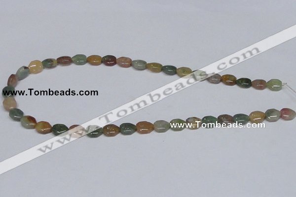 CAB467 15.5 inches 8*10mm freeform indian agate gemstone beads