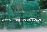 CAB59 15.5 inches 20*20mm square peafowl agate gemstone beads