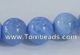 CAB649 15.5 inches 16mm round fire crackle agate beads wholesale