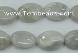 CAB911 15.5 inches 13*18mm oval natural crazy agate beads wholesale