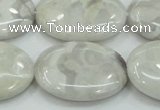 CAB913 15.5 inches 22*30mm oval natural crazy agate beads wholesale