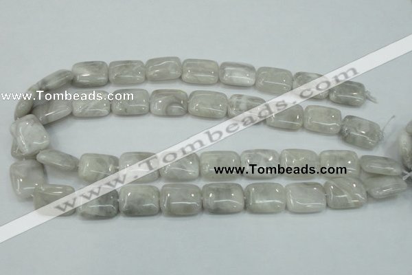 CAB922 15.5 inches 15*20mm rectangle natural crazy agate beads wholesale