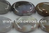 CAB960 15.5 inches 22*30mm oval ocean agate gemstone beads