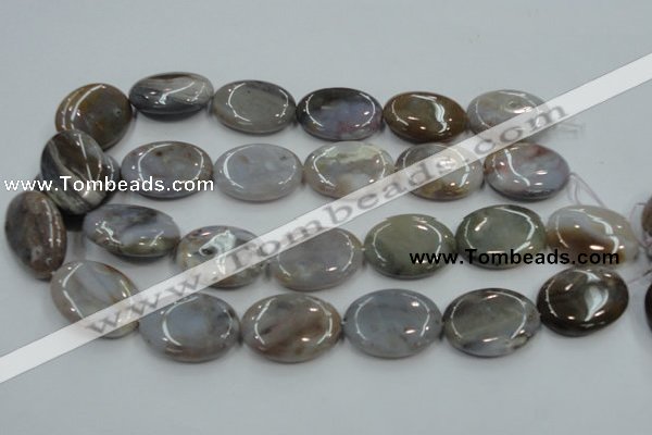 CAB960 15.5 inches 22*30mm oval ocean agate gemstone beads