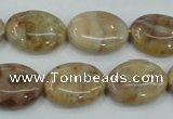 CAB976 15.5 inches 13*18mm oval Morocco agate beads wholesale