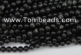 CAE01 15.5 inches 4mm round astrophyllite beads wholesale