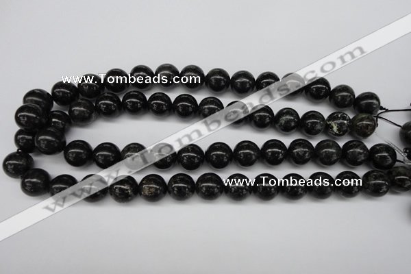 CAE06 15.5 inches 14mm round astrophyllite beads wholesale