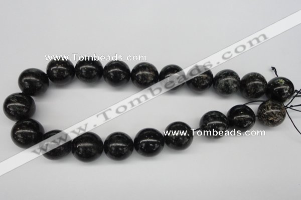 CAE09 15.5 inches 20mm round astrophyllite beads wholesale