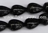 CAE22 15.5 inches 13*18mm teardrop astrophyllite beads wholesale