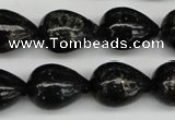 CAE23 15.5 inches 15*20mm teardrop astrophyllite beads wholesale