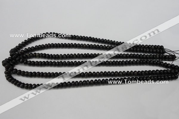 CAE28 15.5 inches 4*8mm rondelle astrophyllite beads wholesale