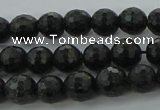 CAE35 15.5 inches 6mm faceted round astrophyllite beads wholesale