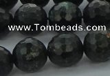 CAE39 15.5 inches 14mm faceted round astrophyllite beads wholesale