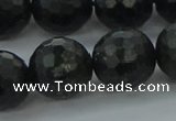 CAE40 15.5 inches 16mm faceted round astrophyllite beads wholesale