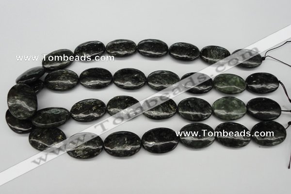 CAE59 15.5 inches 18*25mm oval astrophyllite beads wholesale