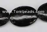 CAE61 15.5 inches 22*30mm oval astrophyllite beads wholesale