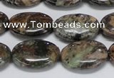 CAF125 15.5 inches 10*14mm oval Africa stone beads wholesale