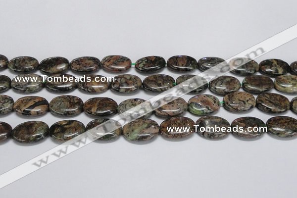 CAF127 15.5 inches 13*18mm oval Africa stone beads wholesale
