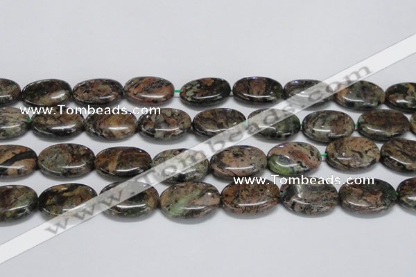 CAF130 15.5 inches 20*30mm oval Africa stone beads wholesale