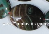 CAG1027 15.5 inches 30*40mm oval rainbow agate beads