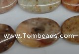 CAG1095 15.5 inches 20*30mm oval Morocco agate beads wholesale