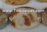 CAG1096 15.5 inches 25*35mm oval Morocco agate beads wholesale