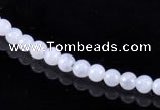 CAG127 Smooth round 3mm blue lace agate gemstone beads wholesale