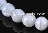 CAG129 round blue lace agate 10mm gemstone beads Wholesale