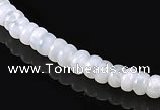 CAG137 3*5mm rondelle blue lace agate gemstone beads Wholesale